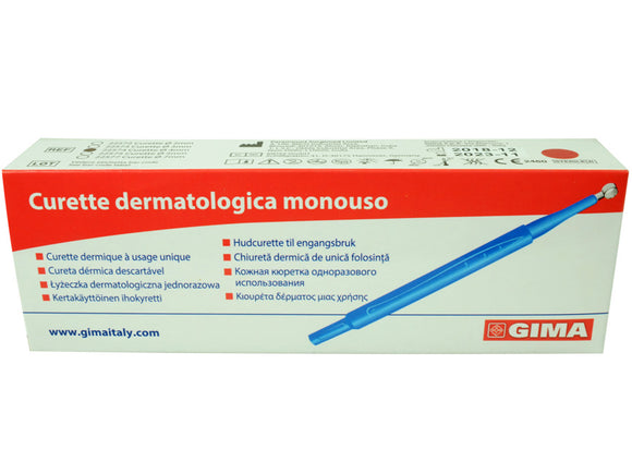 Curette dermatologica monouso 10 pz
