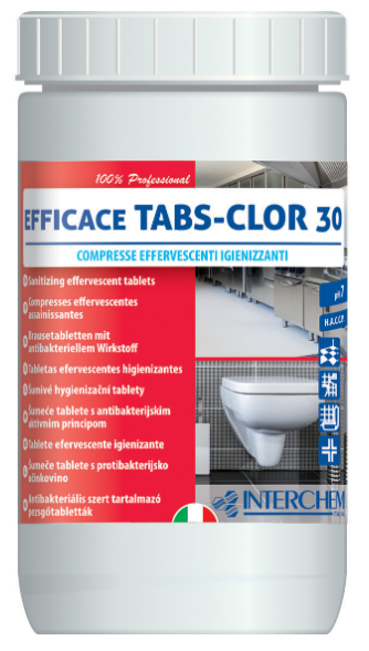 Efficace Tabs - Compresse igienizzanti cloro 300 pz