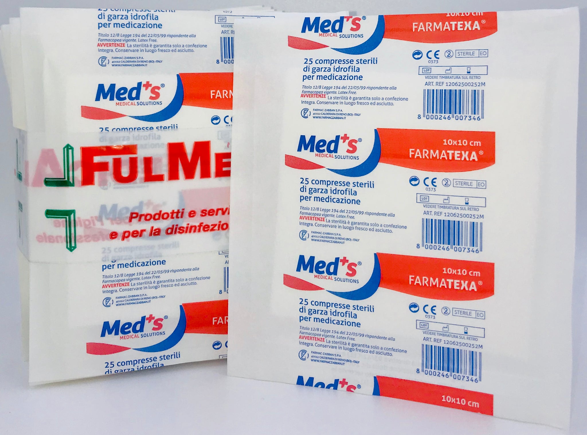 Med's Farmatexa Compresse Di Garza Sterile 18x40 Cm 12 Buste