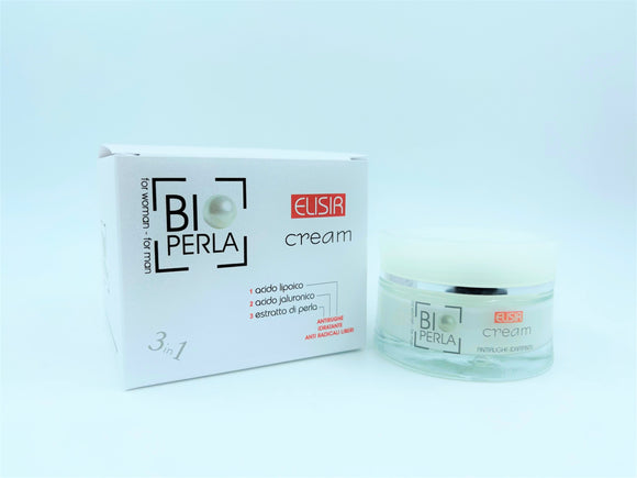 Crema pelle lucida Acido Lipoico - Jaluronico - Perle 50 ml