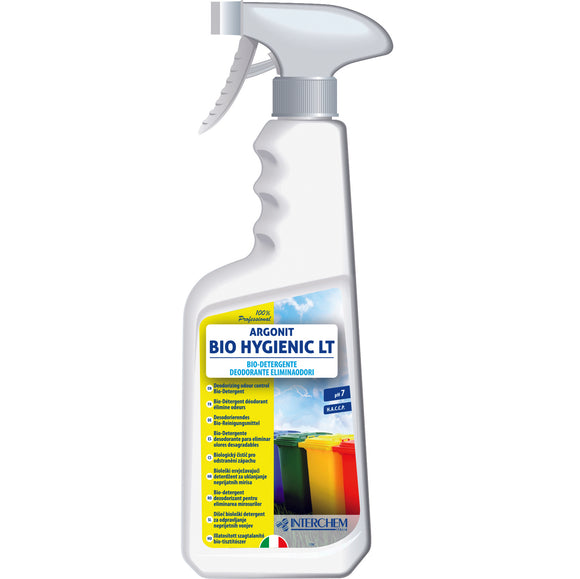 Argonit Bio Hygienic 750 ml - Bio Detergente enzimatico deodorante elimina odori